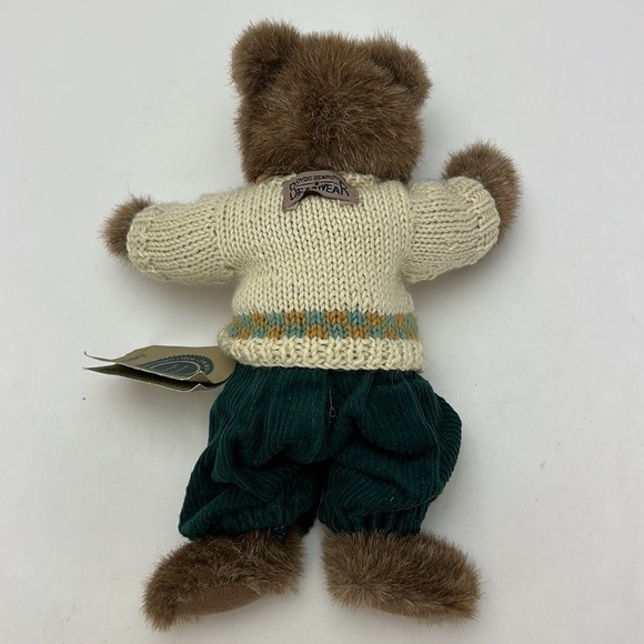 Vtg Boyd’s Bear Bean Bag Stuffed Bear Collectible Posable with BearWear Outfit - Picture 5 of 13